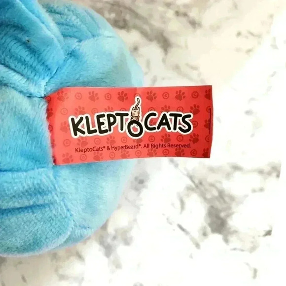 Kleptocats Blue Cat Plush Stuffed Animal - Picture 5 of 8